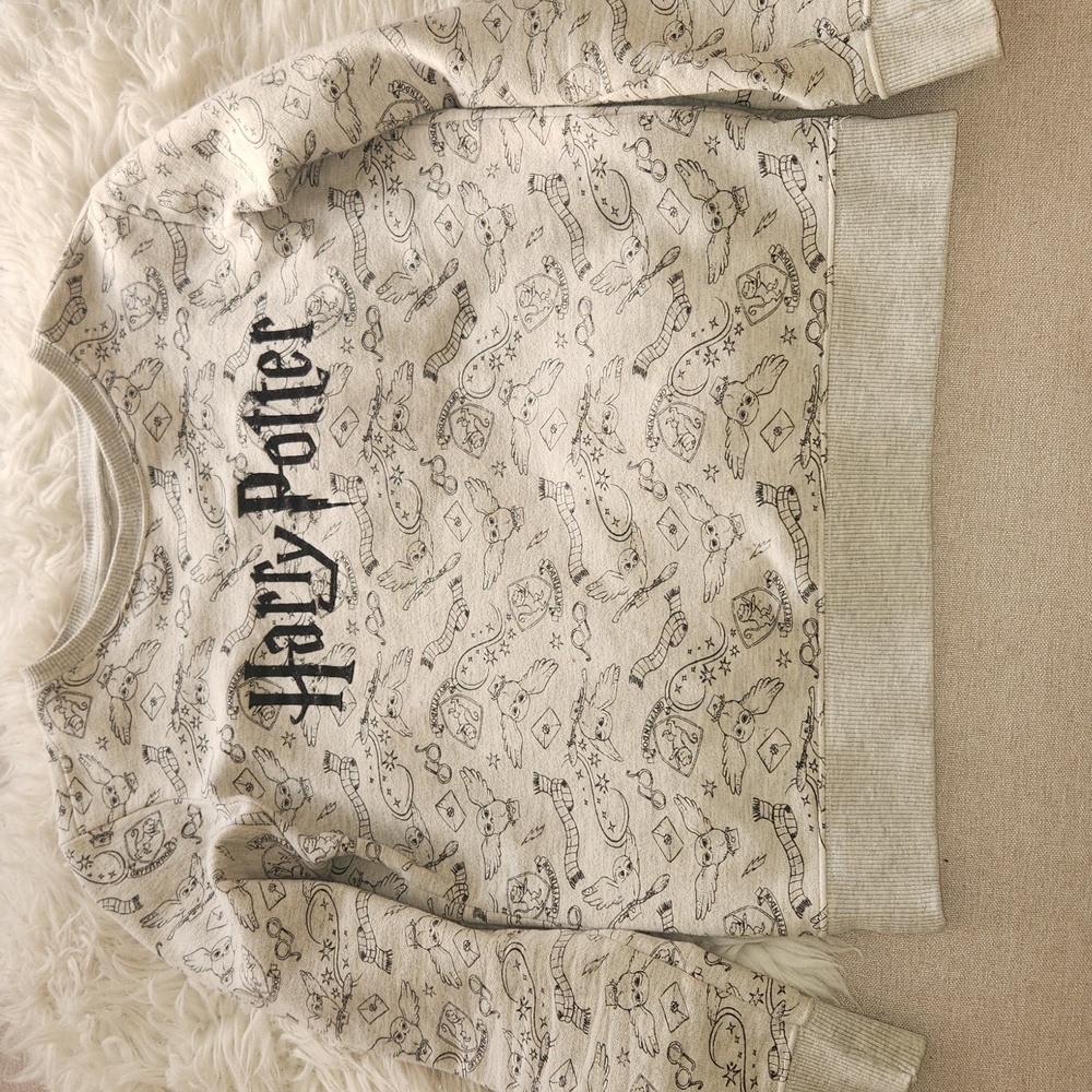 Warner Bros. Harry Potter Gray Fleece Sweater